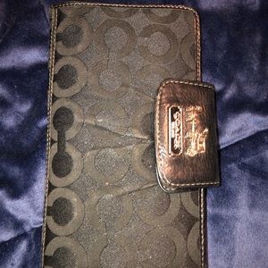 Coach wallet and checkbook cover